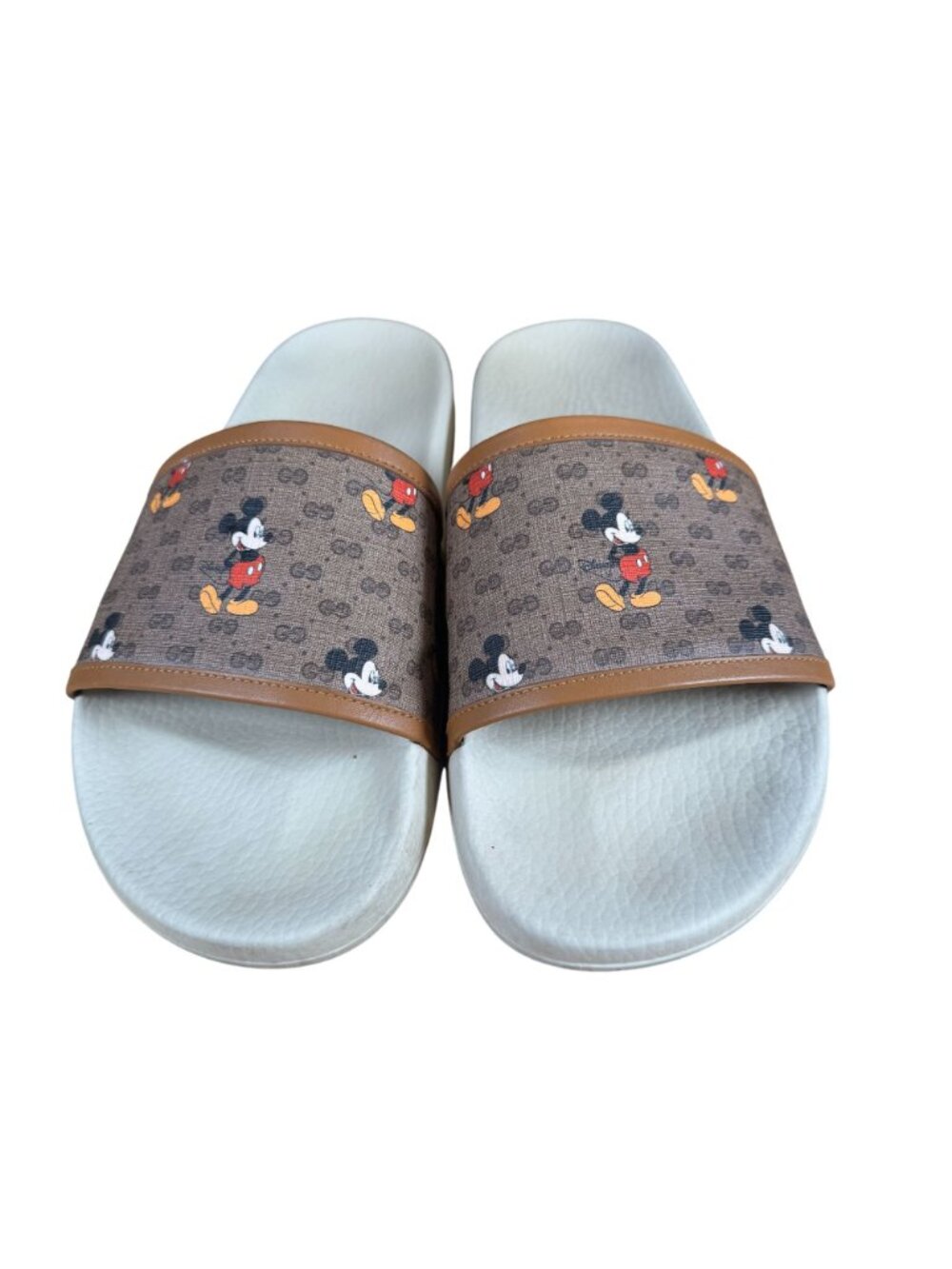 Gucci x Disney GG Supreme Mickey Mouse Logo Shoes Slides Size UK 10 US 11 - Picture 3 of 11